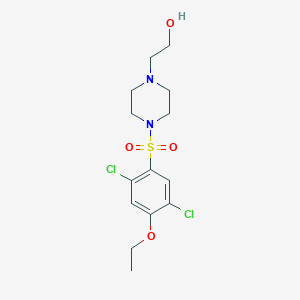 2-(4-((2,5-Dichloro-4-ethoxyphenyl)sulfonyl)piperazin-1-yl)ethanol