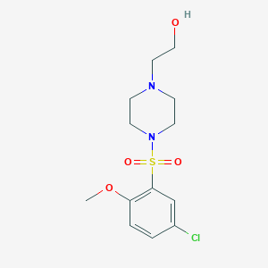 2-(4-((5-Chloro-2-methoxyphenyl)sulfonyl)piperazin-1-yl)ethanol