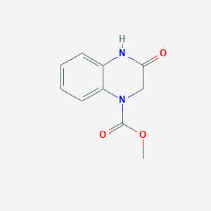 molecular formula C10H10N2O3 B5132590 methyl 3-oxo-3,4-dihydroquinoxaline-1(2H)-carboxylate 