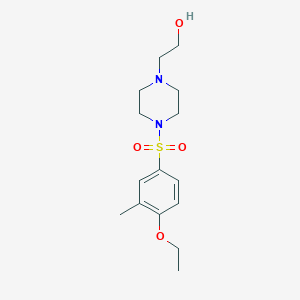 2-(4-((4-Ethoxy-3-methylphenyl)sulfonyl)piperazin-1-yl)ethanol