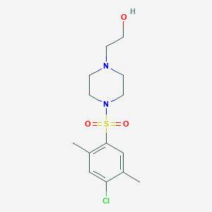 2-(4-((4-Chloro-2,5-dimethylphenyl)sulfonyl)piperazin-1-yl)ethanol