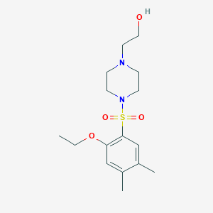2-(4-((2-Ethoxy-4,5-dimethylphenyl)sulfonyl)piperazin-1-yl)ethanol