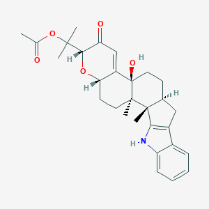 molecular formula C29H35NO5 B051332 1'-O-Acetylpaxilline CAS No. 121998-08-1