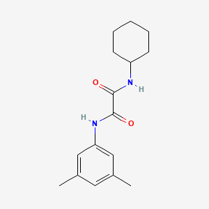 molecular formula C16H22N2O2 B5133526 N-cyclohexyl-N'-(3,5-dimethylphenyl)oxamide 