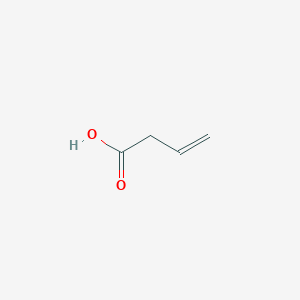 molecular formula C4H6O2 B051336 3-Butenoic acid CAS No. 625-38-7