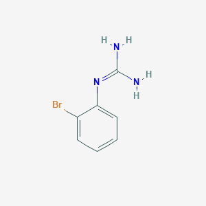 molecular formula C7H8BrN3 B051338 1-(2-Bromophenyl)guanidine CAS No. 123375-81-5