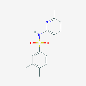 3,4-dimethyl-N-(6-methyl-2-pyridinyl)benzenesulfonamide