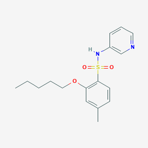 [(4-Methyl-2-pentyloxyphenyl)sulfonyl]-3-pyridylamine