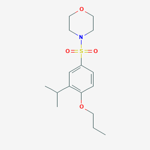 4-{[3-(Methylethyl)-4-propoxyphenyl]sulfonyl}morpholine