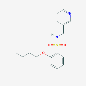 2-butoxy-4-methyl-N-(3-pyridinylmethyl)benzenesulfonamide