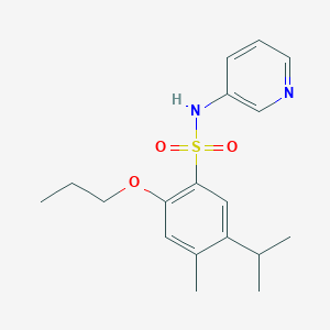5-isopropyl-4-methyl-2-propoxy-N-(3-pyridinyl)benzenesulfonamide