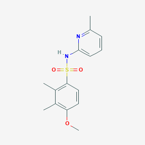 4-methoxy-2,3-dimethyl-N-(6-methyl-2-pyridinyl)benzenesulfonamide