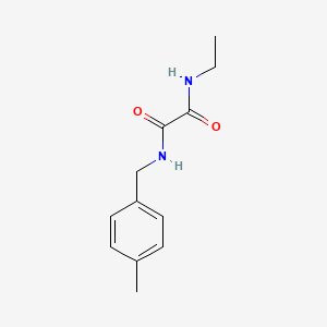 molecular formula C12H16N2O2 B5134759 N-ethyl-N'-[(4-methylphenyl)methyl]oxamide 
