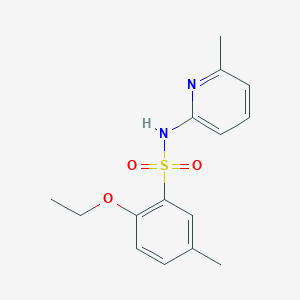 2-ethoxy-5-methyl-N-(6-methyl-2-pyridinyl)benzenesulfonamide