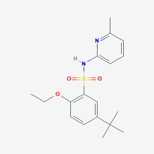 5-tert-butyl-2-ethoxy-N-(6-methyl-2-pyridinyl)benzenesulfonamide