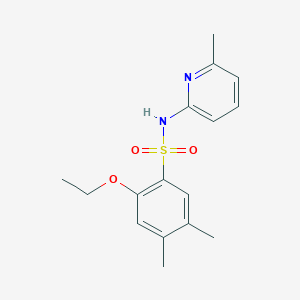 2-ethoxy-4,5-dimethyl-N-(6-methylpyridin-2-yl)benzenesulfonamide