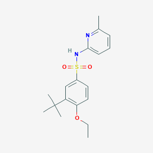 3-tert-butyl-4-ethoxy-N-(6-methyl-2-pyridinyl)benzenesulfonamide