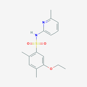 5-ethoxy-2,4-dimethyl-N-(6-methyl-2-pyridinyl)benzenesulfonamide