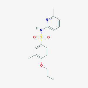 3-methyl-N-(6-methyl-2-pyridinyl)-4-propoxybenzenesulfonamide