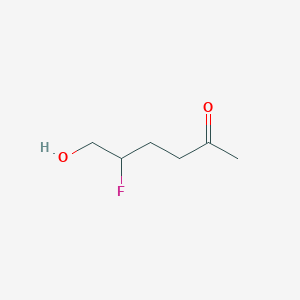 molecular formula C6H11FO2 B051349 5-Fluoro-6-hydroxyhexan-2-one CAS No. 117751-47-0