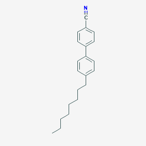 molecular formula C21H25N B051350 4-Cyano-4'-octylbiphenyl CAS No. 121479-48-9