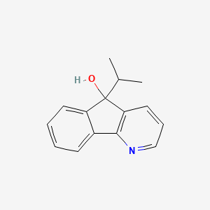 molecular formula C15H15NO B5135075 5-propan-2-ylindeno[1,2-b]pyridin-5-ol 