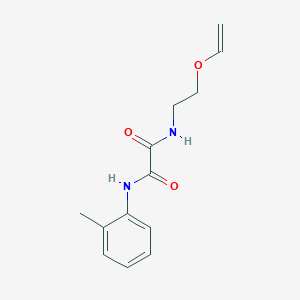 molecular formula C13H16N2O3 B5135134 N-[2-(ethenyloxy)ethyl]-N'-(2-methylphenyl)ethanediamide 