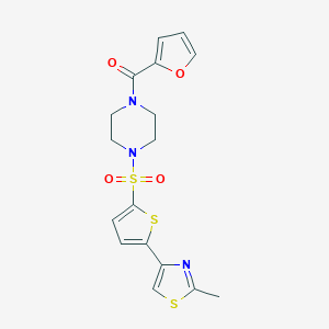 1-(2-Furoyl)-4-{[5-(2-methyl-1,3-thiazol-4-yl)-2-thienyl]sulfonyl}piperazine
