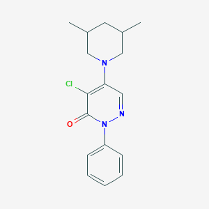 4-Chloro-5-(3,5-dimethylpiperidin-1-yl)-2-phenylpyridazin-3-one