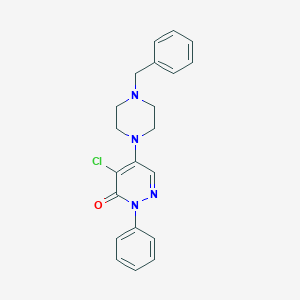 5-(4-Benzylpiperazin-1-yl)-4-chloro-2-phenylpyridazin-3-one