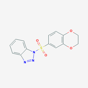 1-(2,3-Dihydro-1,4-benzodioxin-6-ylsulfonyl)benzotriazole