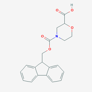 4-[(9H-Fluoren-9-ylmethoxy)carbonyl]morpholine-2-carboxylic acid