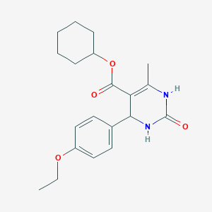 molecular formula C20H26N2O4 B5137161 Cyclohexyl 4-(4-ethoxyphenyl)-6-methyl-2-oxo-1,2,3,4-tetrahydropyrimidine-5-carboxylate CAS No. 5244-80-4