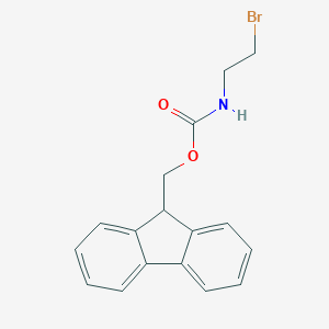 molecular formula C17H16BrNO2 B051373 (9H-Fluoren-9-yl)methyl (2-bromoethyl)carbamate CAS No. 340187-12-4