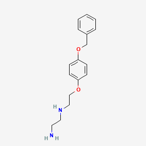 molecular formula C17H22N2O2 B5137319 N'-[2-(4-phenylmethoxyphenoxy)ethyl]ethane-1,2-diamine 