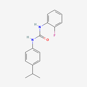 molecular formula C16H17FN2O B5137355 1-(2-Fluorophenyl)-3-(4-propan-2-ylphenyl)urea 