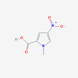 molecular formula C6H6N2O4 B051374 1-Methyl-4-nitro-1H-pyrrole-2-carboxylic acid CAS No. 13138-78-8