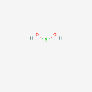 molecular formula CH5BO2 B051376 甲硼酸 CAS No. 13061-96-6