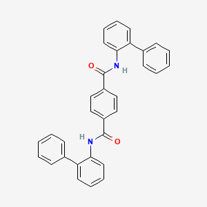 molecular formula C32H24N2O2 B5138582 N,N'-di(biphenyl-2-yl)benzene-1,4-dicarboxamide CAS No. 349404-54-2