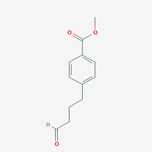 molecular formula C12H14O3 B051388 Methyl 4-(4-oxobutyl)benzoate CAS No. 106200-41-3