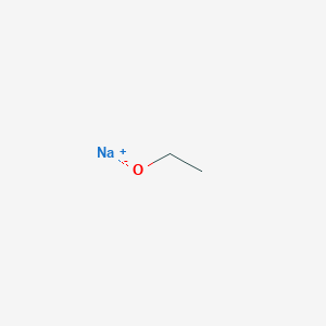 molecular formula C2H5ONa<br>C2H5NaO B051398 Sodium ethoxide CAS No. 141-52-6