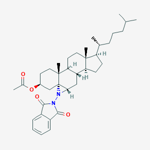 3beta-Acetoxy-5alpha-cholestano(5,6-b)-N-phthalimidoaziridine