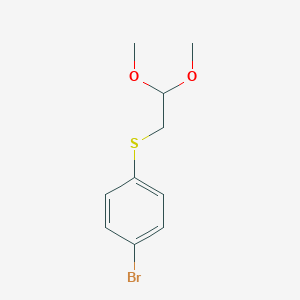 (4-Bromophenyl)(2,2-dimethoxyethyl)sulfane