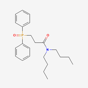 molecular formula C23H32NO2P B5140663 N,N-dibutyl-3-diphenylphosphorylpropanamide 