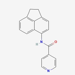 molecular formula C18H14N2O B5141149 N-(1,2-dihydroacenaphthylen-5-yl)pyridine-4-carboxamide 