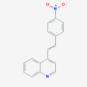 4-[2-(4-Nitrophenyl)ethenyl]quinoline