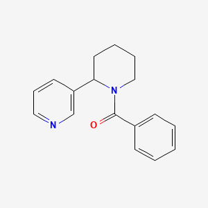 molecular formula C17H18N2O B5141306 1-Benzoyl-2-(3-pyridinyl)piperidine CAS No. 6944-24-7