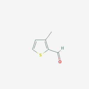molecular formula C6H6OS B051414 3-甲基-2-噻吩甲醛 CAS No. 5834-16-2