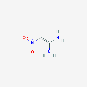molecular formula C2H5N3O2 B051415 2-Nitroethene-1,1-diamine CAS No. 71090-35-2