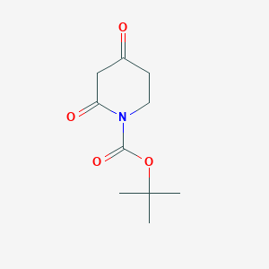 molecular formula C10H15NO4 B051416 Tert-Butyl 2,4-dioxopiperidine-1-carboxylate CAS No. 845267-78-9